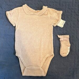 Barefoot dreams onesie and socks